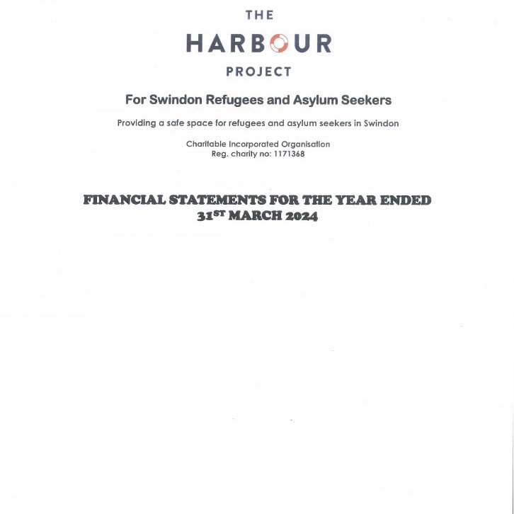 Financial Statements Year Ending 31st March 2024 page 1