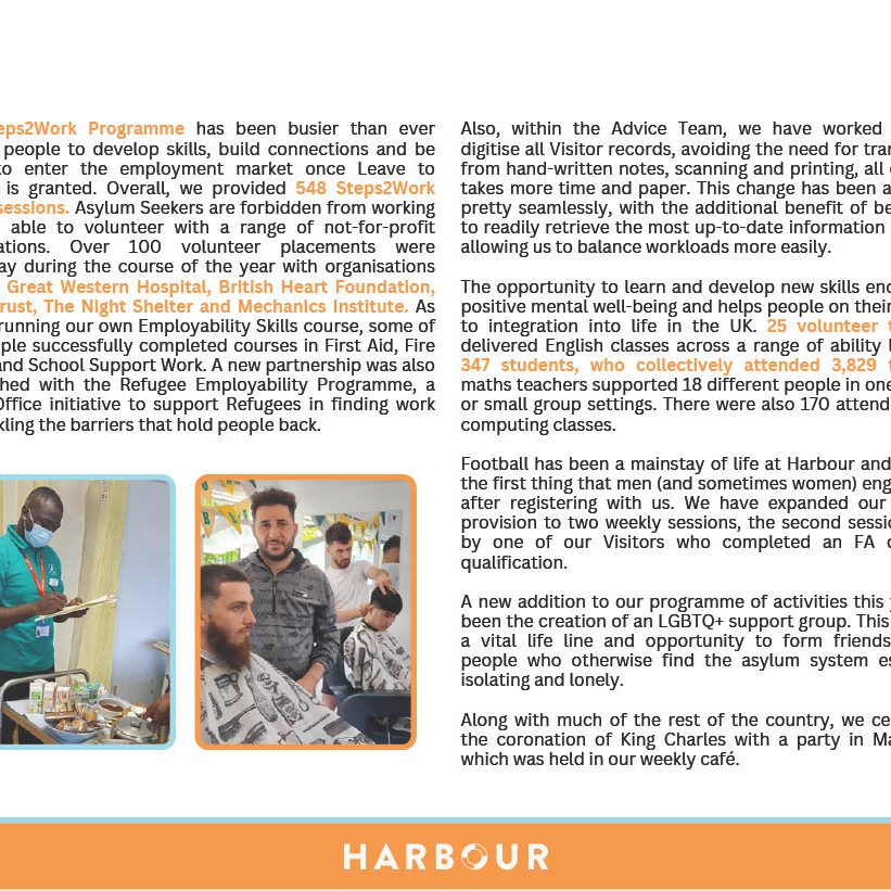 The Harbour Project Annual Report April 2023 - March 2024 page 10