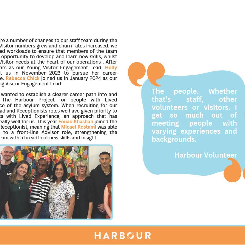 The Harbour Project Annual Report April 2023 - March 2024 page 15