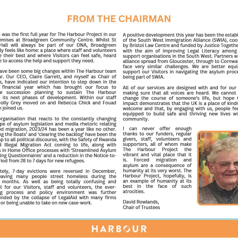 The Harbour Project Annual Report April 2023 - March 2024 page 3