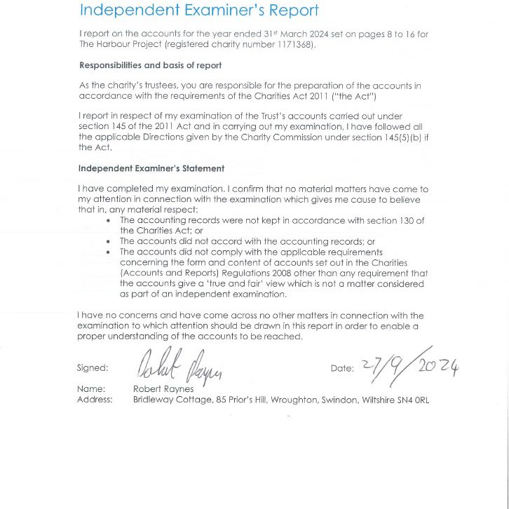 Financial Statements Year Ending 31st March 2024 page 7